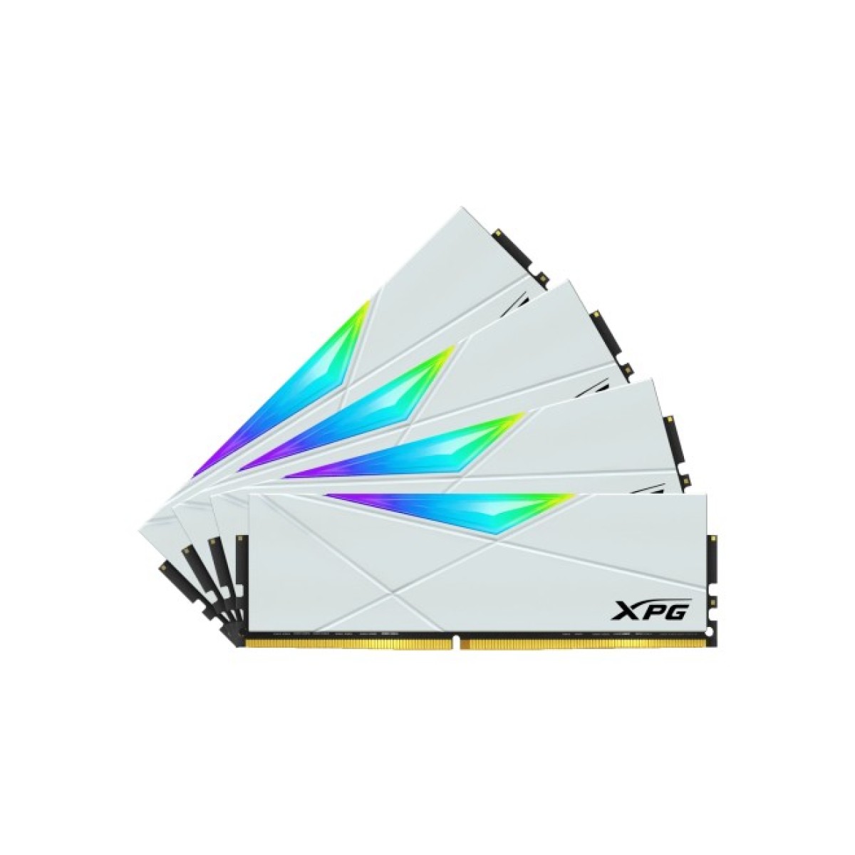 Модуль пам'яті для комп'ютера DDR4 64GB (4x16GB) 3600 MHz XPG Spectrix D50 RGB White ADATA (AX4U360016G18I-QCWH50) 98_98.jpg - фото 4