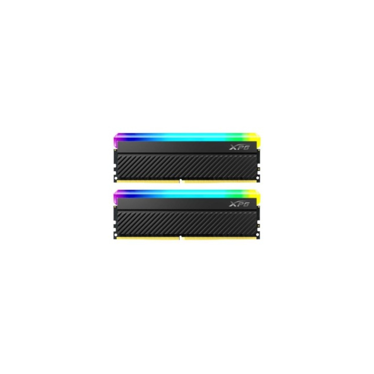 Модуль пам'яті для комп'ютера DDR4 32GB (2x16GB) 3600 MHz XPG Spectrix D45G RGB Black ADATA (AX4U360016G18I-DCBKD45G) 256_256.jpg