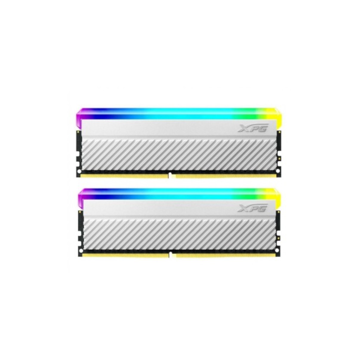 Модуль пам'яті для комп'ютера DDR4 32GB (2x16GB) 3600 MHz XPG Spectrix D45G RGB White ADATA (AX4U360016G18I-DCWHD45G) 256_256.jpg