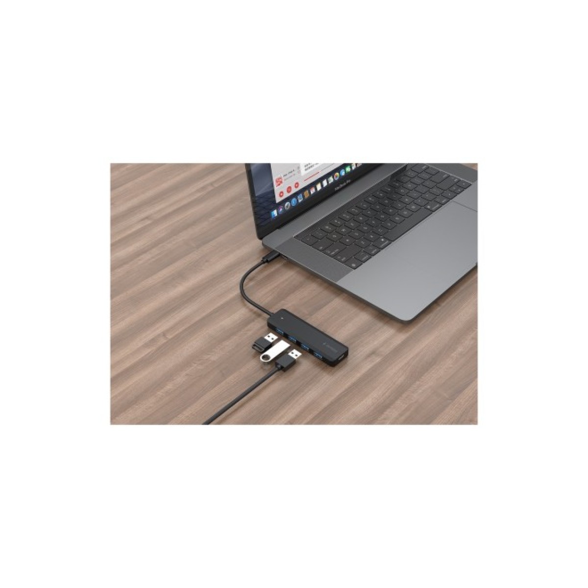 Концентратор Gembird 4 ports USB 3.1,USB-C, USB-C PD (UHB-CM-U3P4P-01) 98_98.jpg - фото 4