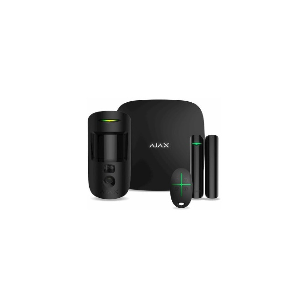 Комплект охоронної сигналізації Ajax StarterKit Cam чорна 98_98.jpg - фото 1