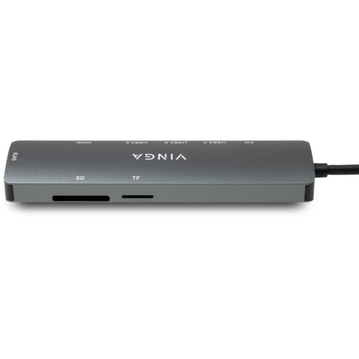 Концентратор Vinga USB-C 3.1 to HDMI+RJ45_1Gbps+3xUSB3.0+SD/TF+PD100W (VHYC8) 98_98.jpg - фото 6