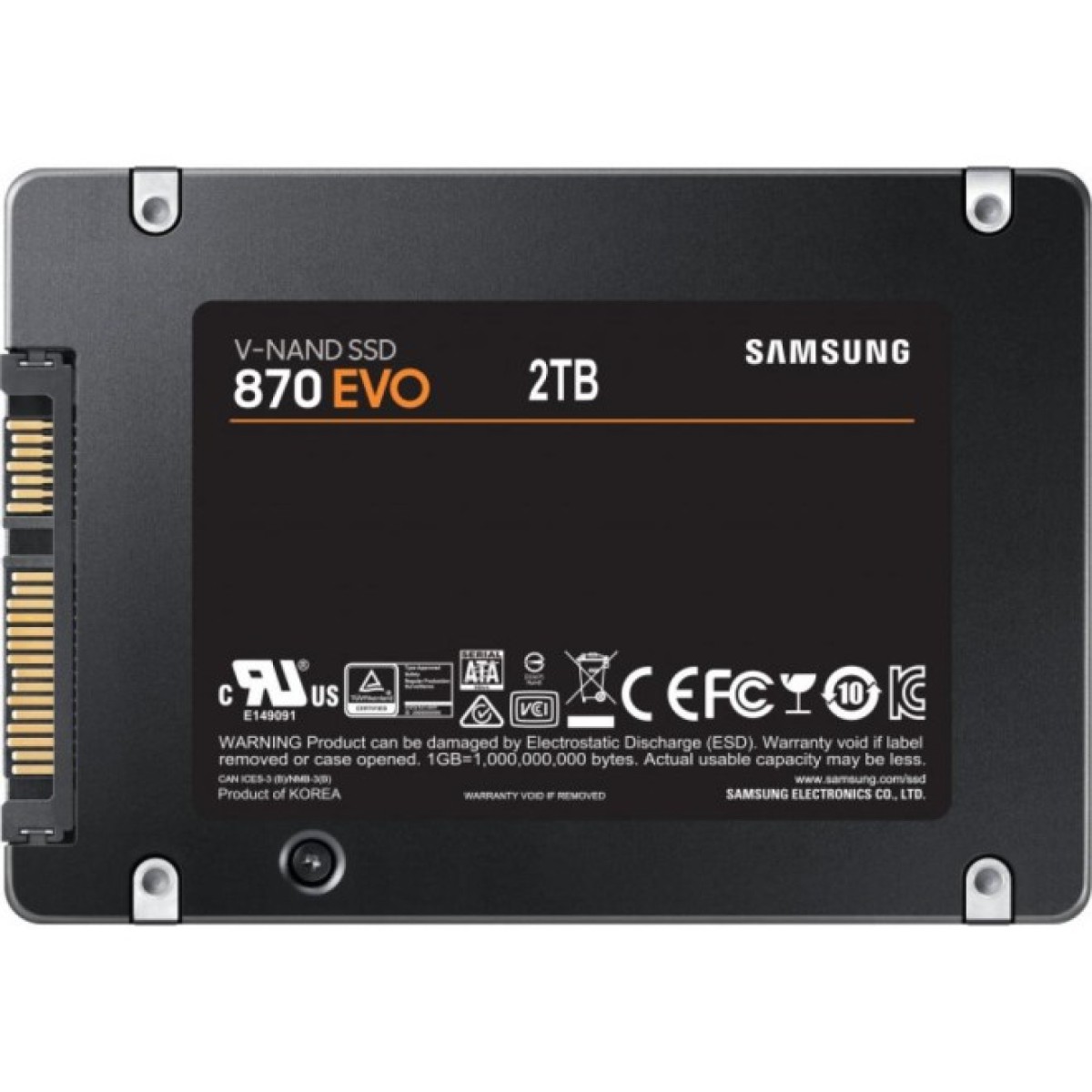 Накопитель SSD 2.5" 2TB 870 EVO Samsung (MZ-77E2T0BW) 98_98.jpg - фото 2