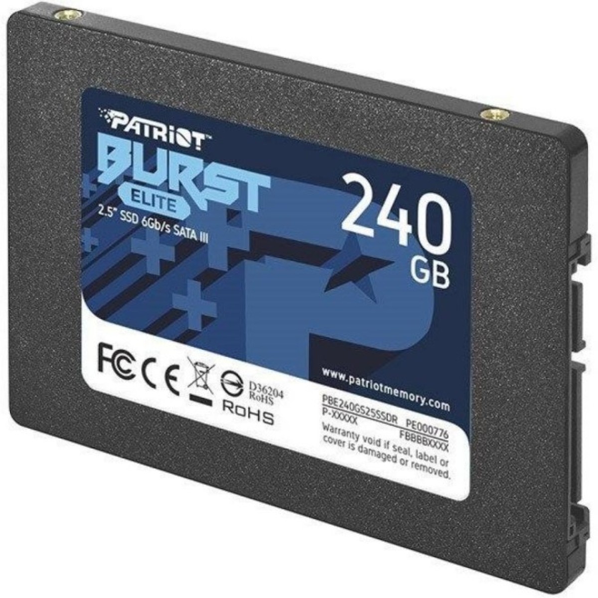 Накопичувач SSD 2.5" 240GB Burst Elite Patriot (PBE240GS25SSDR) 98_98.jpg - фото 2