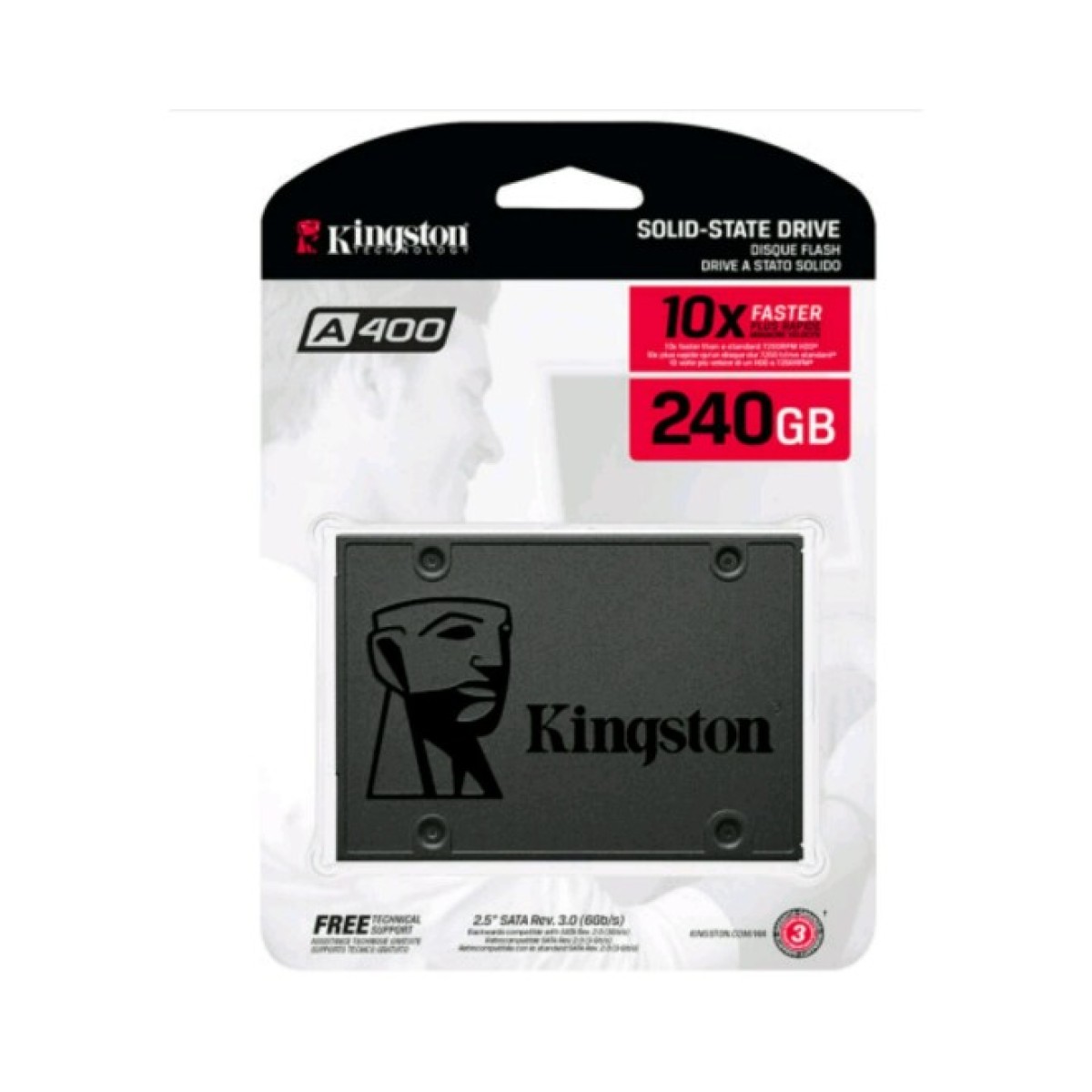 Накопитель SSD 2.5" 240GB Kingston (SA400S37/240G) 98_98.jpg - фото 2