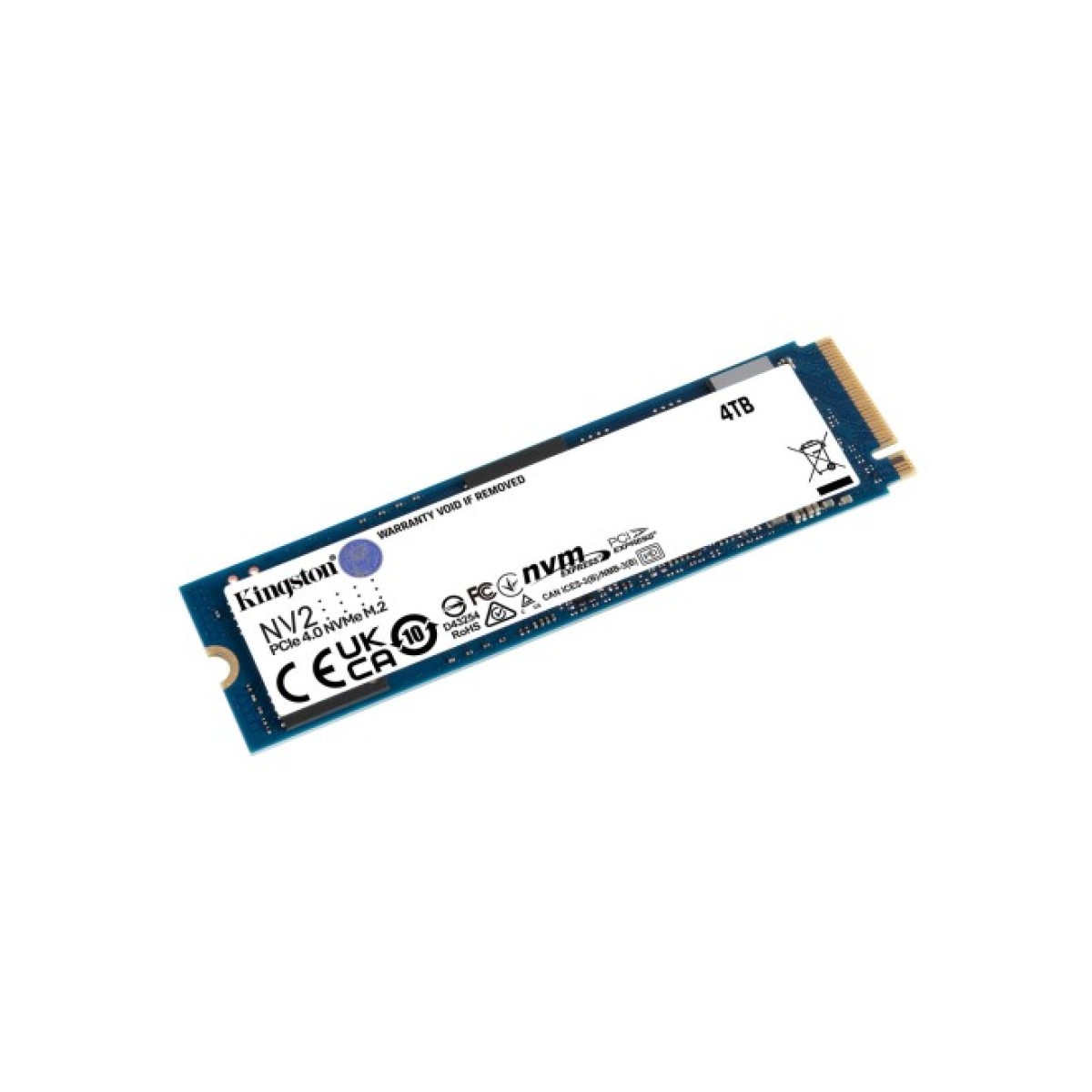 Накопичувач SSD M.2 2280 4TB Kingston (SNV2S/4000G) 98_98.jpg - фото 5