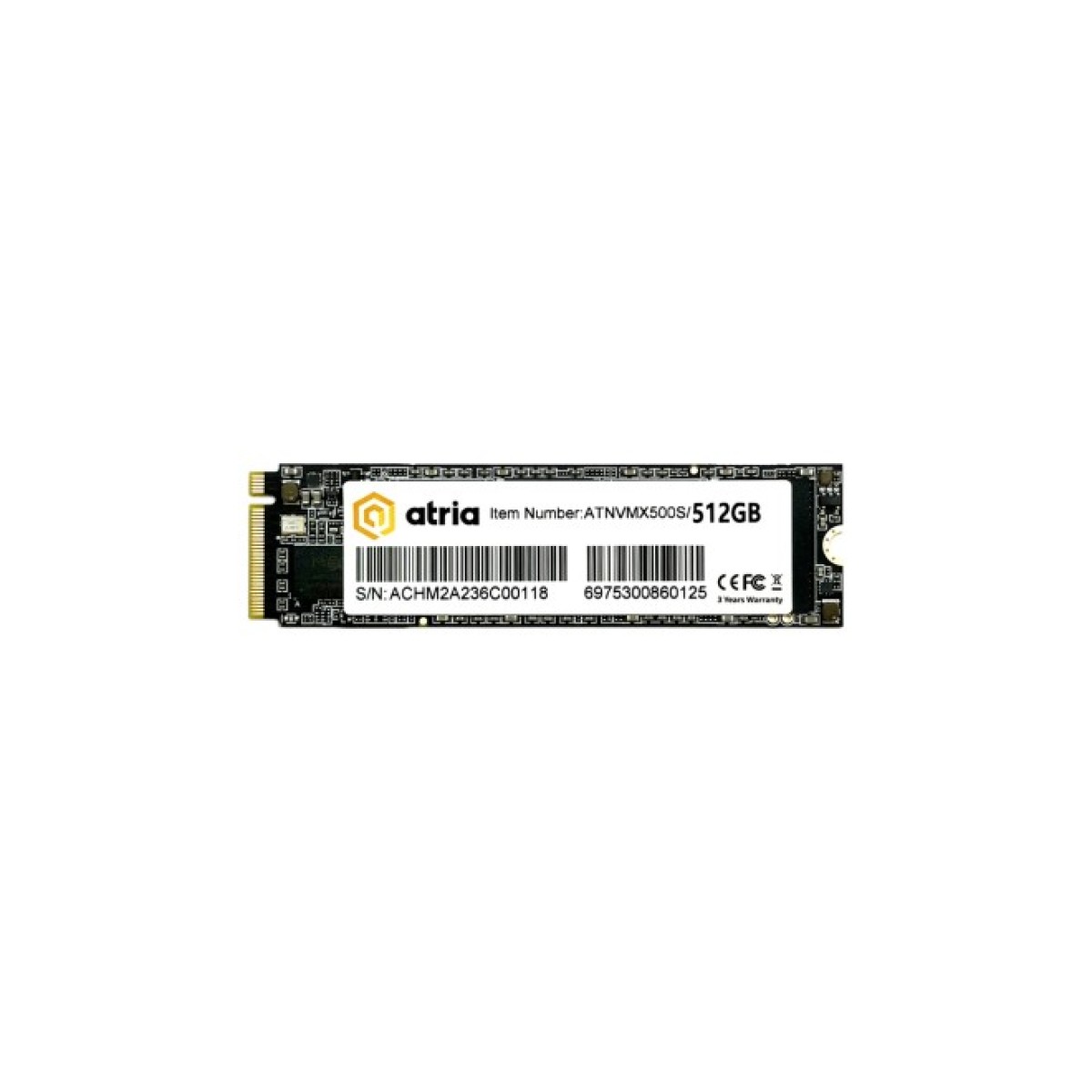 Накопичувач SSD M.2 2280 512GB X500S ATRIA (ATNVMX500S/512) 256_256.jpg