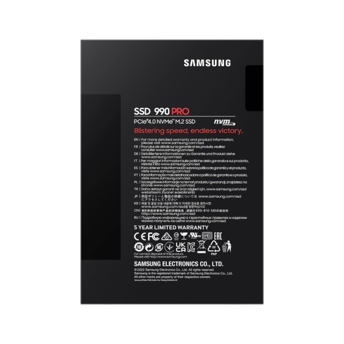 Накопитель SSD M.2 2280 4TB Samsung (MZ-V9P4T0BW) 98_98.jpg - фото 8