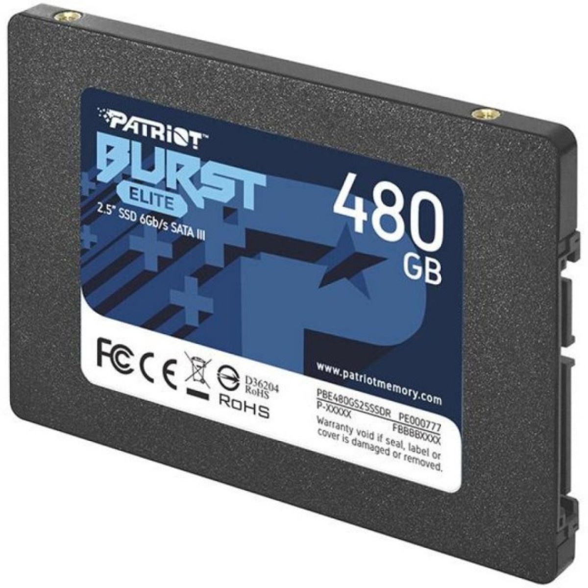 Накопитель SSD 2.5" 480GB Burst Elite Patriot (PBE480GS25SSDR) 98_98.jpg - фото 6