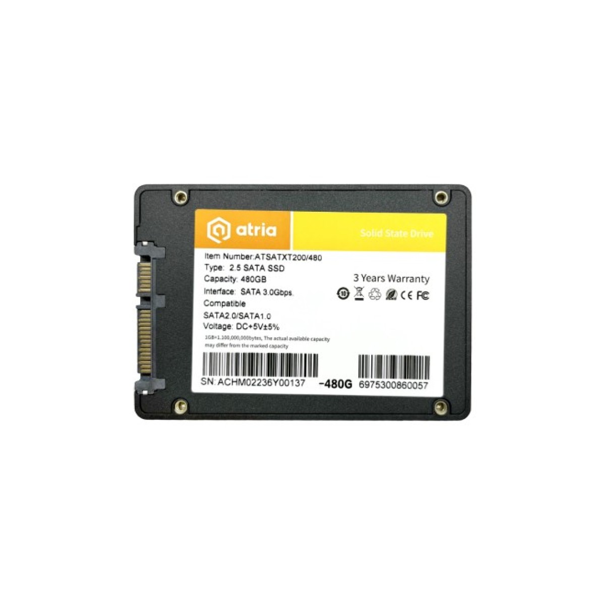 Накопичувач SSD 2.5" 480GB XT200 ATRIA (ATSATXT200/480) 98_98.jpg - фото 4