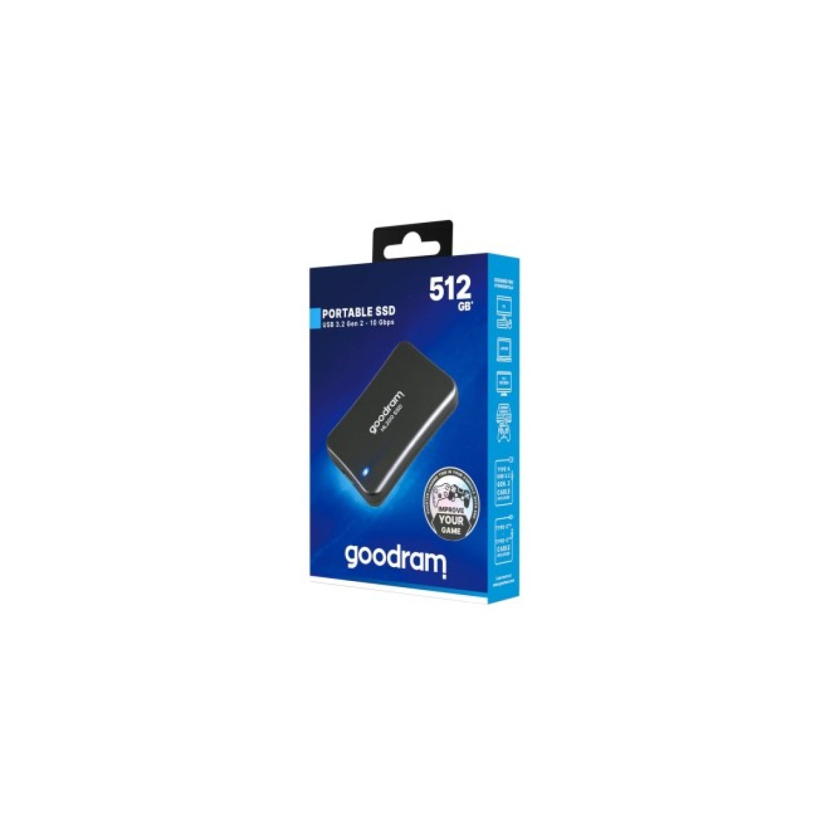 Накопитель SSD USB 3.2 512GB HL200 Goodram (SSDPR-HL200-512) 98_98.jpg - фото 3