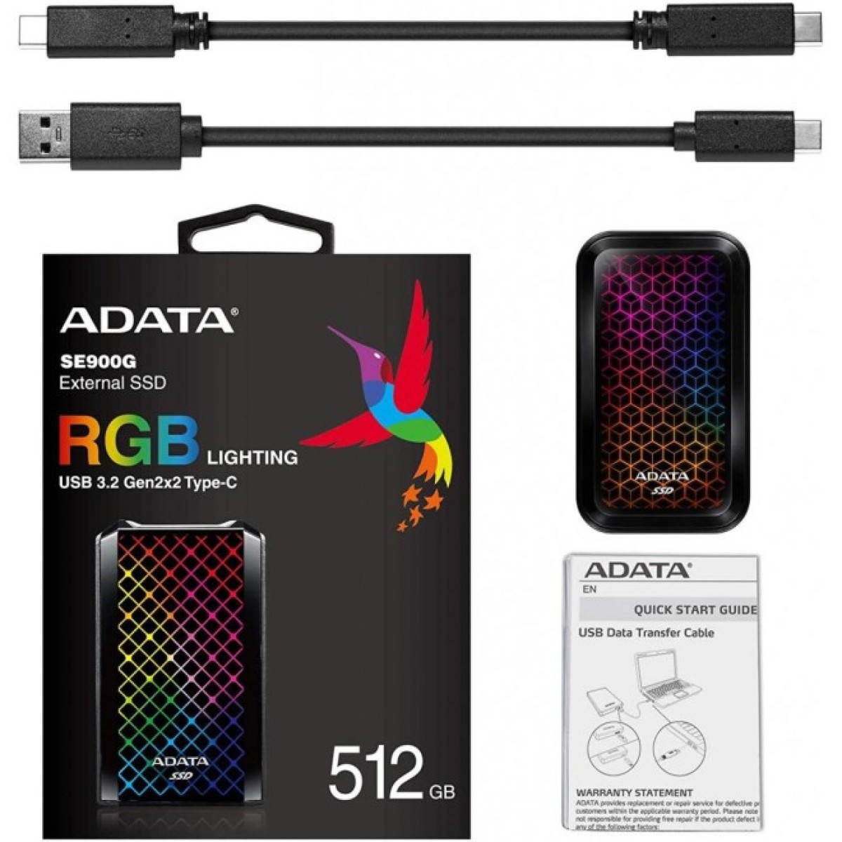 Накопитель SSD USB 3.2 512GB ADATA (ASE900G-512GU32G2-CBK) 98_98.jpg - фото 3