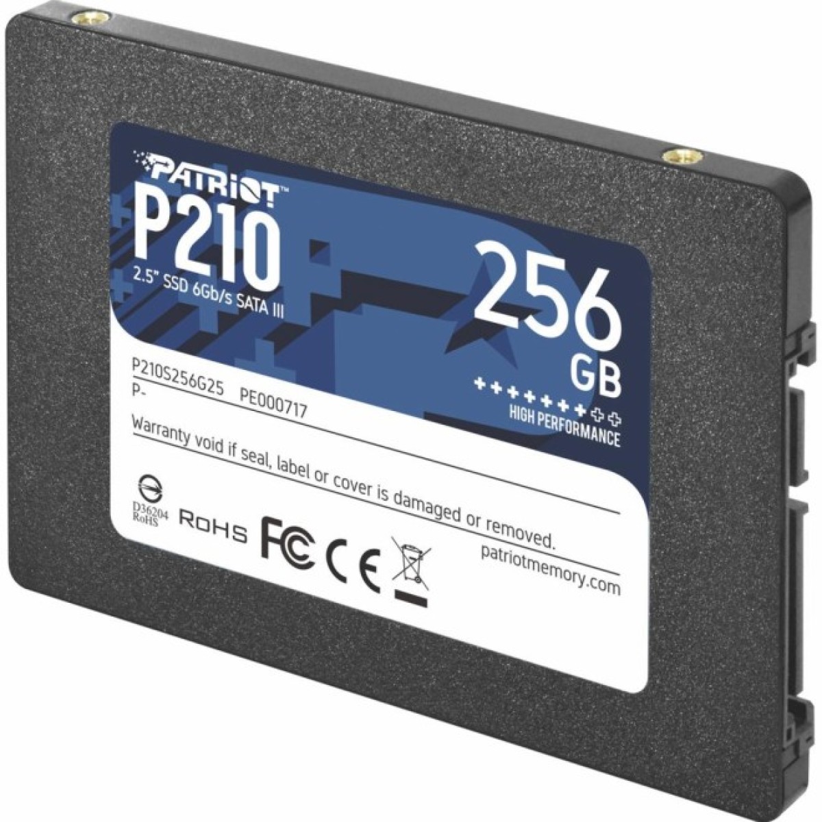 Накопитель SSD 2.5" 256GB Patriot (P210S256G25) 98_98.jpg - фото 3