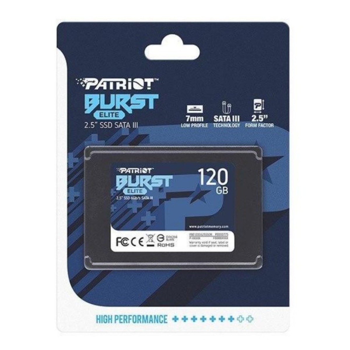 Накопитель SSD 2.5" 120GB Burst Elite Patriot (PBE120GS25SSDR) 98_98.jpg - фото 4