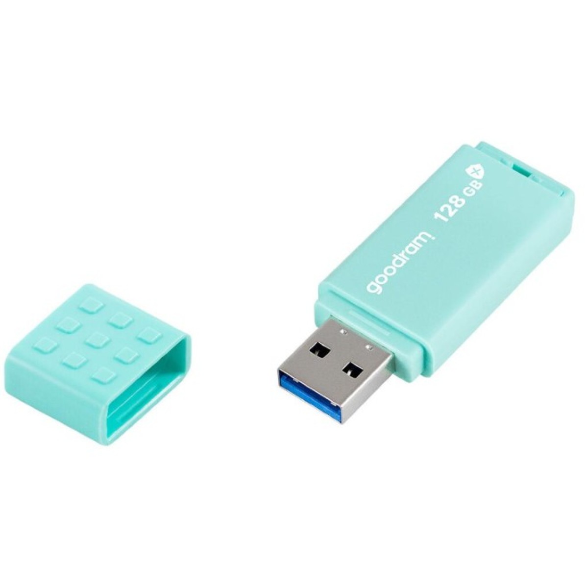 USB флеш накопичувач Goodram 128GB UME3 Care Green USB 3.2 (UME3-1280CRR11) 98_98.jpg - фото 2