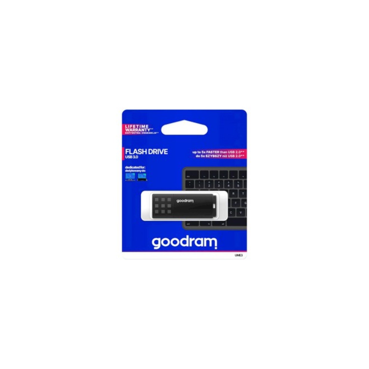 USB флеш накопитель Goodram 128GB UME3 Black USB 3.0 (UME3-1280K0R11) 98_98.jpg - фото 2