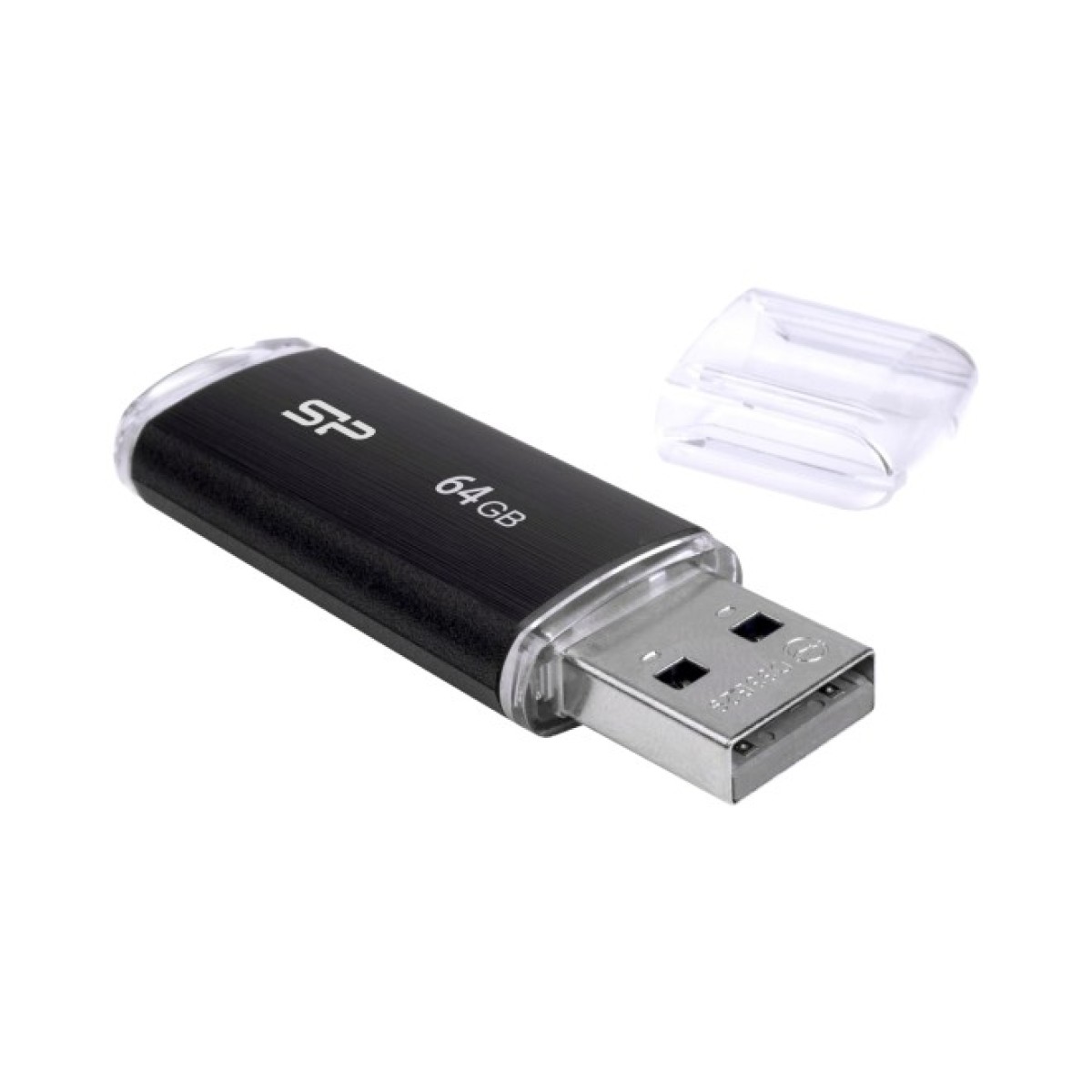 USB флеш накопитель Silicon Power 64GB Ultima U02 Black USB 2.0 (SP064GBUF2U02V1K) 98_98.jpg - фото 2