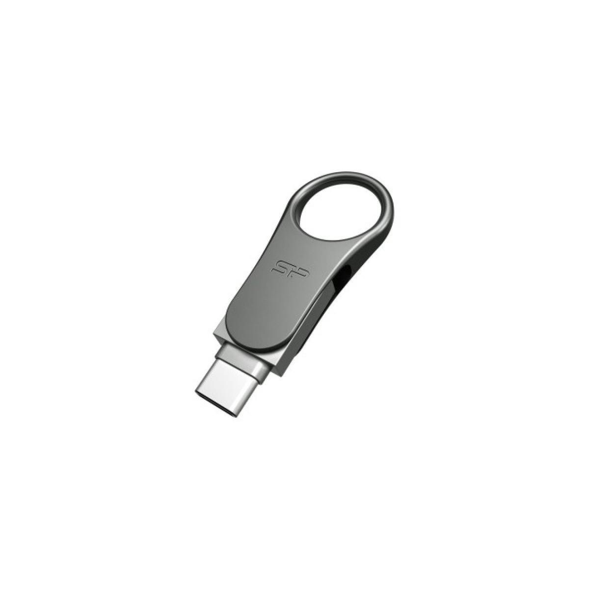 USB флеш накопитель Silicon Power 128 GB DriveMobile C80 USB 3.1 + Type-C Silver (SP128GBUC3C80V1S) 98_98.jpg - фото 2