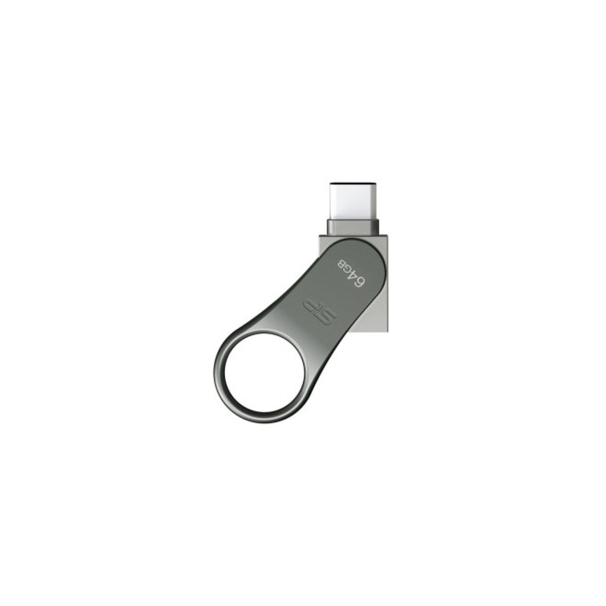 USB флеш накопичувач Silicon Power 128 GB DriveMobile C80 USB 3.1 + Type-C Silver (SP128GBUC3C80V1S) 98_98.jpg - фото 3