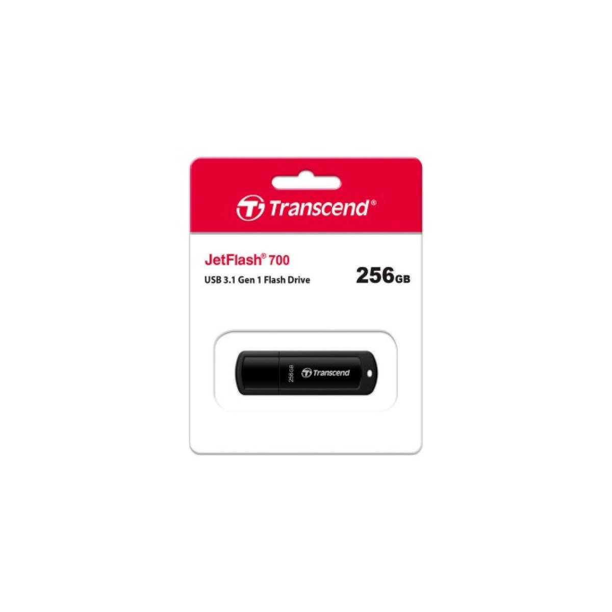 USB флеш накопитель Transcend 256GB JetFlash 700 Black USB 3.1 (TS256GJF700) 98_98.jpg - фото 3