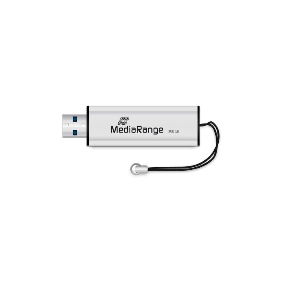 USB флеш накопичувач Mediarange 256GB Black/Silver USB 3.0 (MR919) 98_98.jpg - фото 2