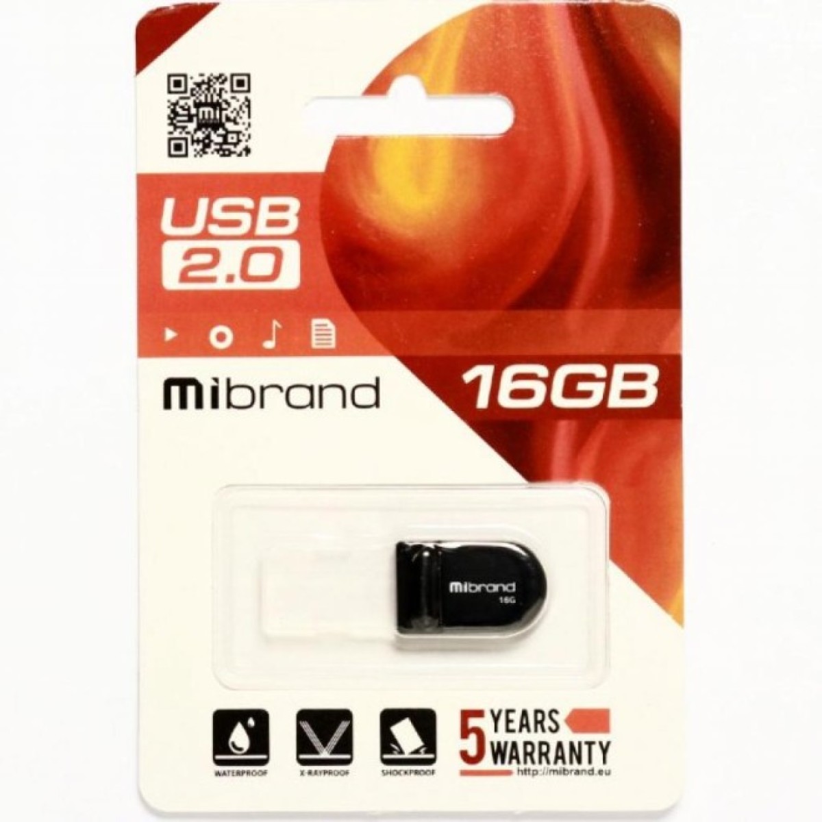 USB флеш накопитель Mibrand 16GB Scorpio Black USB 2.0 (MI2.0/SC16M3B) 98_98.jpg - фото 2