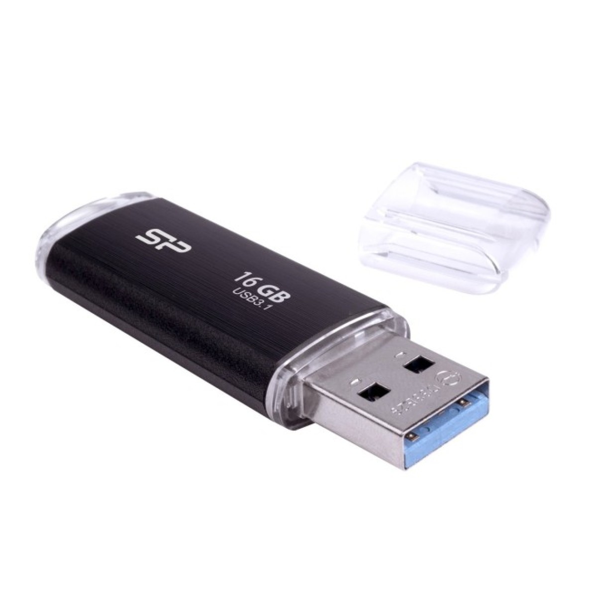 USB флеш накопитель Silicon Power 16GB Blaze B02 Black USB 3.0 (SP016GBUF3B02V1K) 98_98.jpg - фото 5