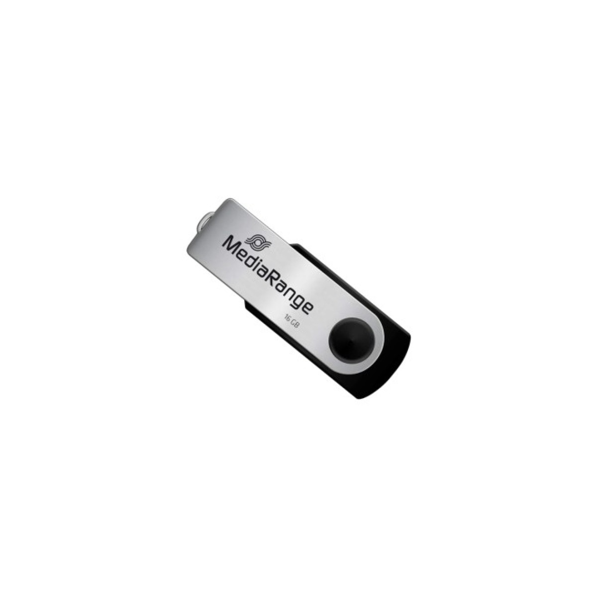 USB флеш накопичувач Mediarange 16GB Black/Silver USB 2.0 (MR910) 256_256.jpg