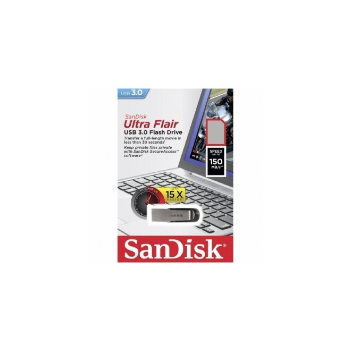 USB флеш накопитель SanDisk 256GB Ultra Flair USB 3.0 (SDCZ73-256G-G46) 98_98.jpg - фото 3