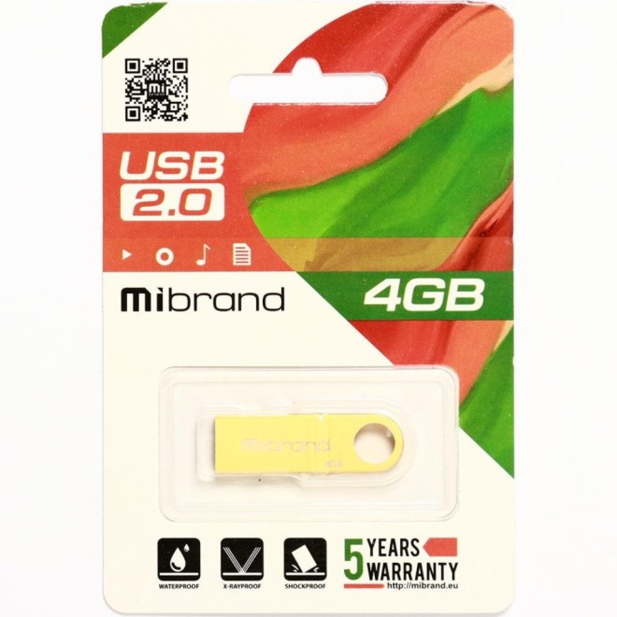 USB флеш накопичувач Mibrand 4GB Puma Silver USB 2.0 (MI2.0/PU4U1S) 98_98.jpg - фото 2