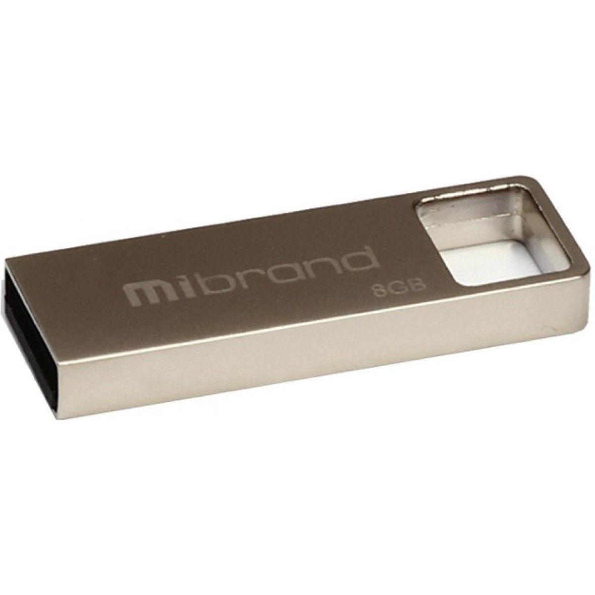 USB флеш накопичувач Mibrand 8GB Shark Silver USB 2.0 (MI2.0/SH8U4S) 98_98.jpg - фото 1