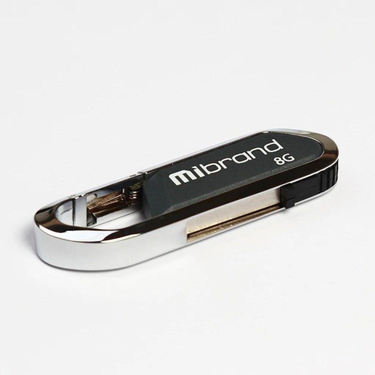 USB флеш накопичувач Mibrand 8GB Aligator Grey USB 2.0 (MI2.0/AL8U7G) 256_256.jpg
