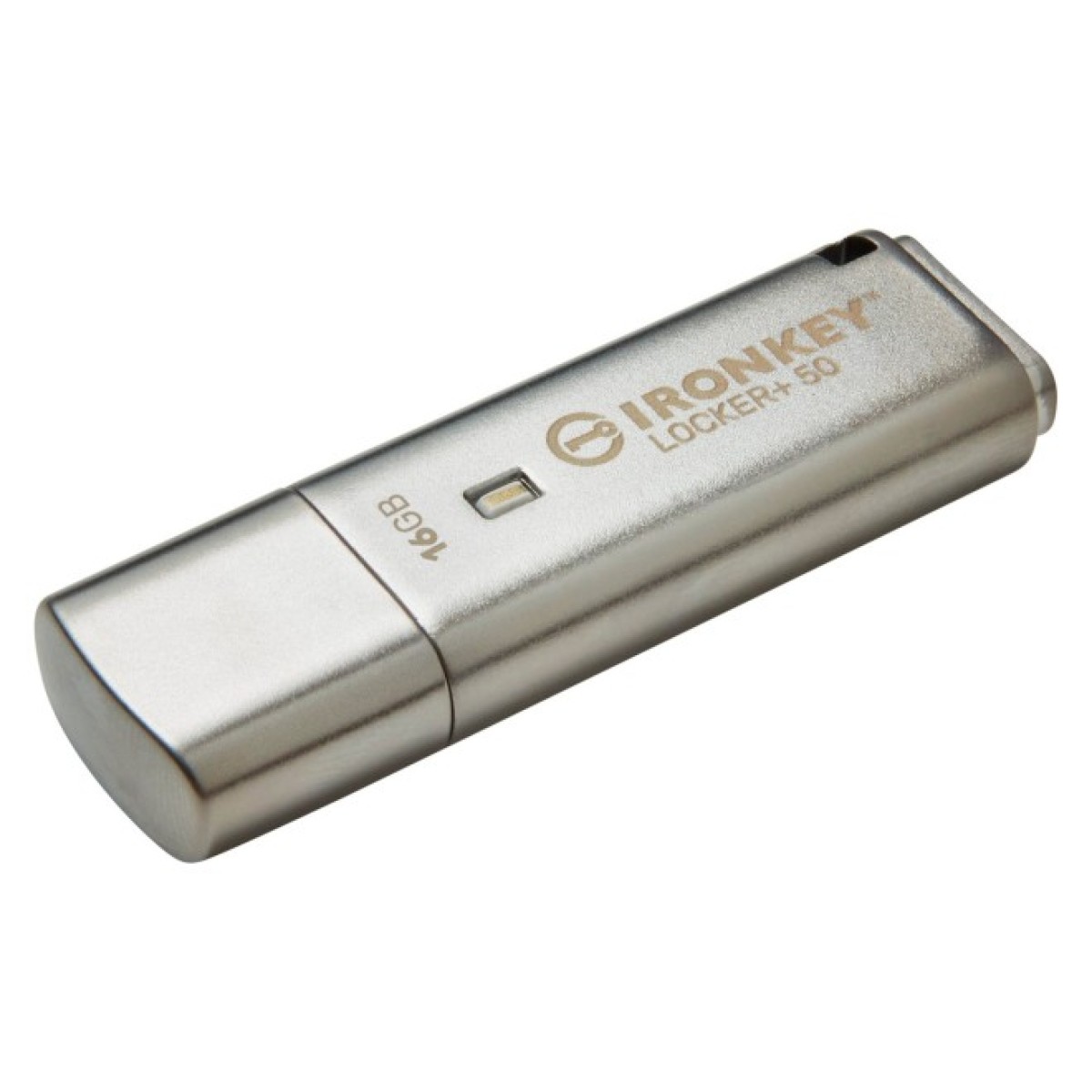 USB флеш накопитель Kingston 16GB IronKey Locker Plus 50 AES Encrypted USB 3.2 (IKLP50/16GB) 98_98.jpg - фото 2