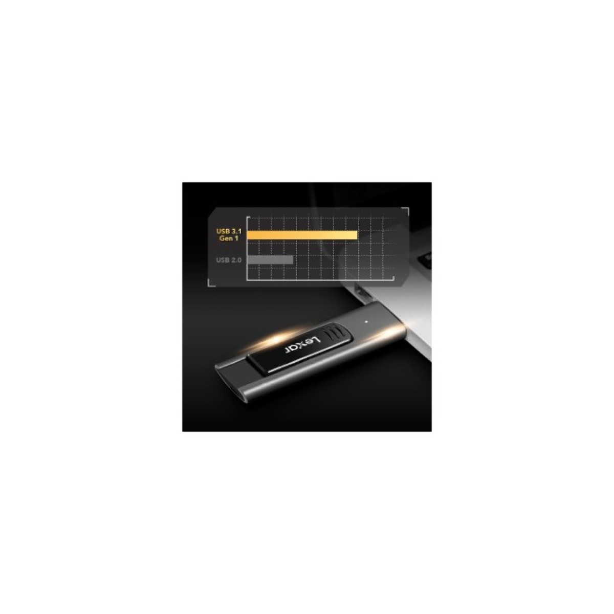 USB флеш накопичувач Lexar 256GB JumpDrive M900 USB 3.1 (LJDM900256G-BNQNG) 98_98.jpg - фото 2