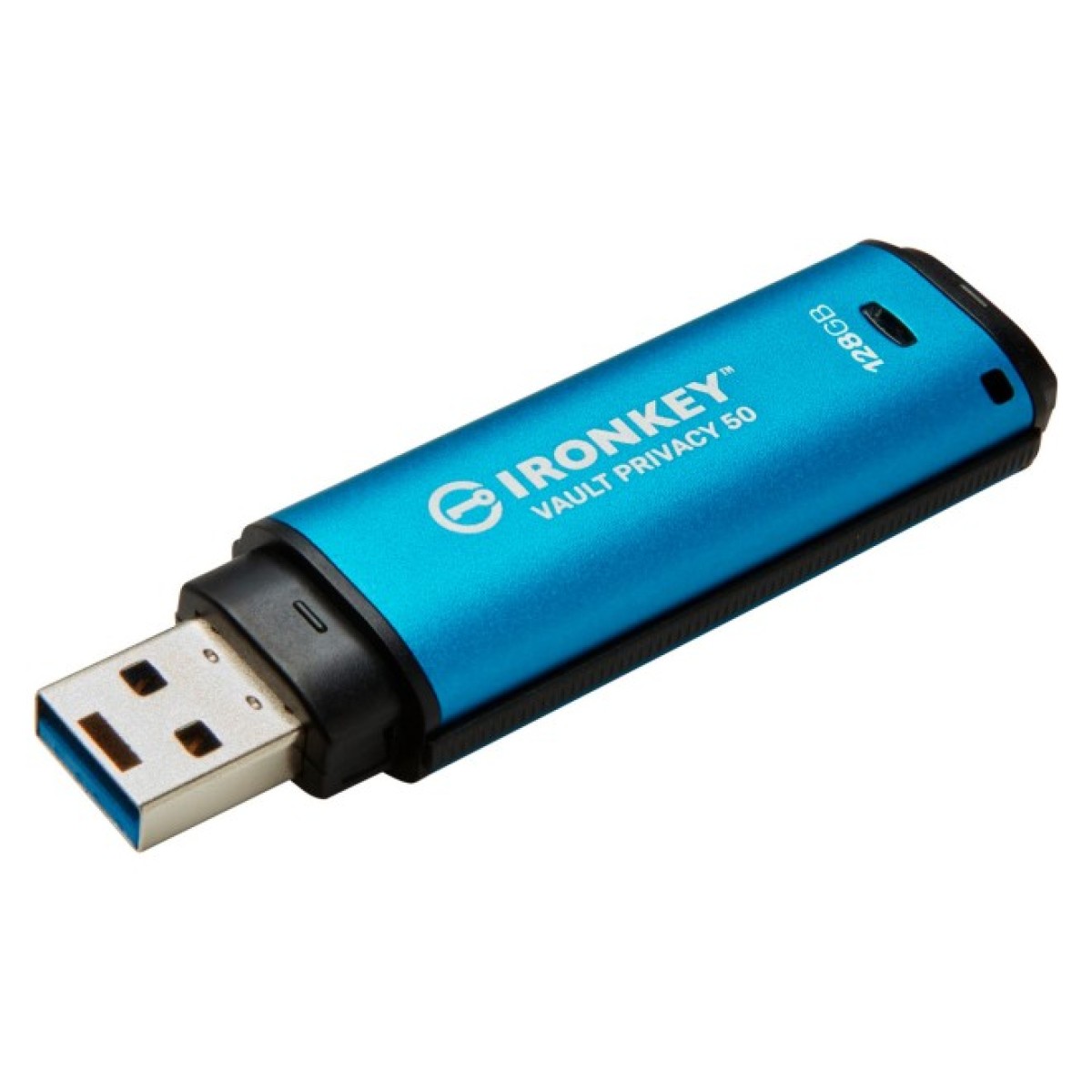 USB флеш накопичувач Kingston 128GB IronKey Vault Privacy 50 Blue USB 3.2 (IKVP50/128GB) 98_98.jpg - фото 1