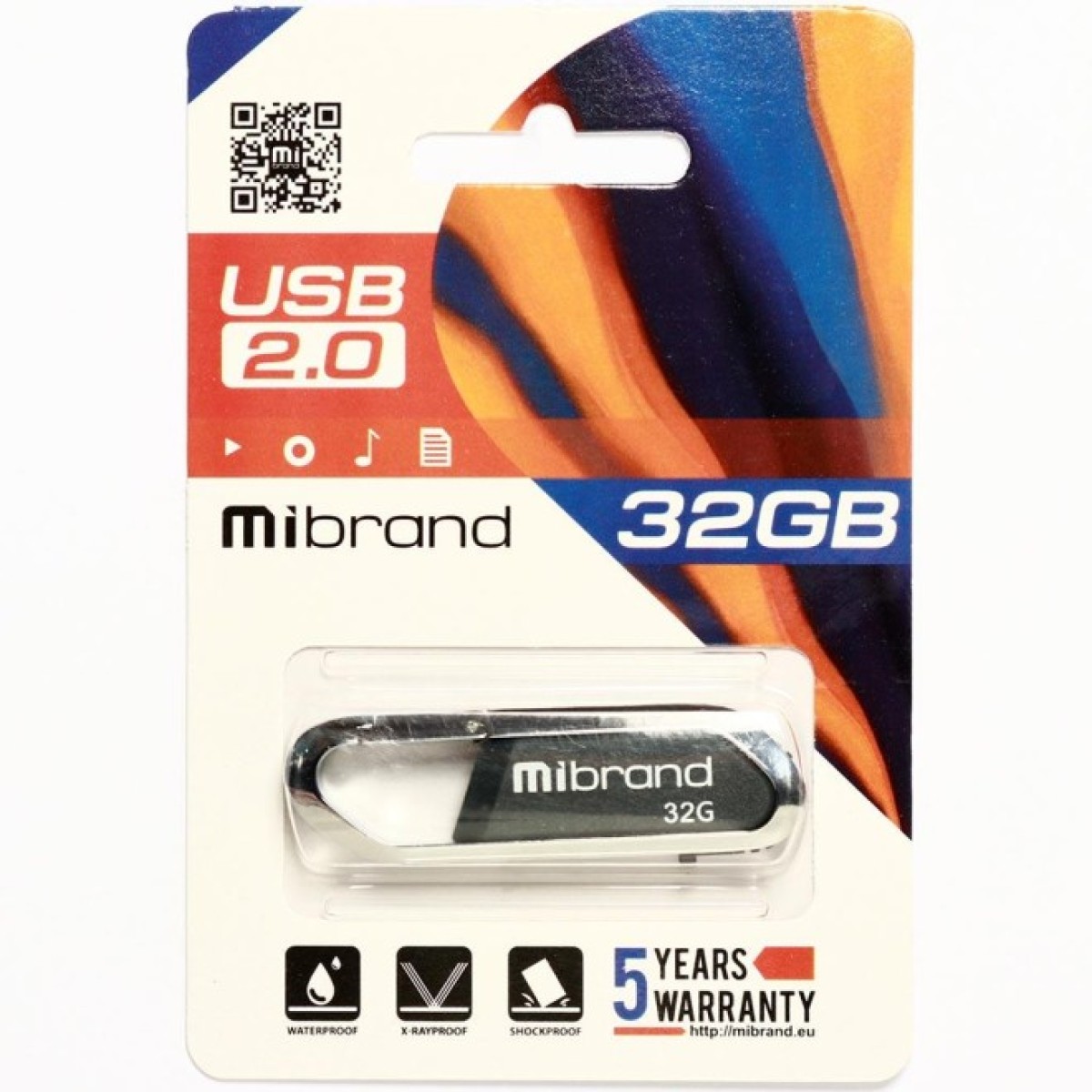 USB флеш накопитель Mibrand 32GB Aligator Grey USB 2.0 (MI2.0/AL32U7G) 98_98.jpg - фото 2