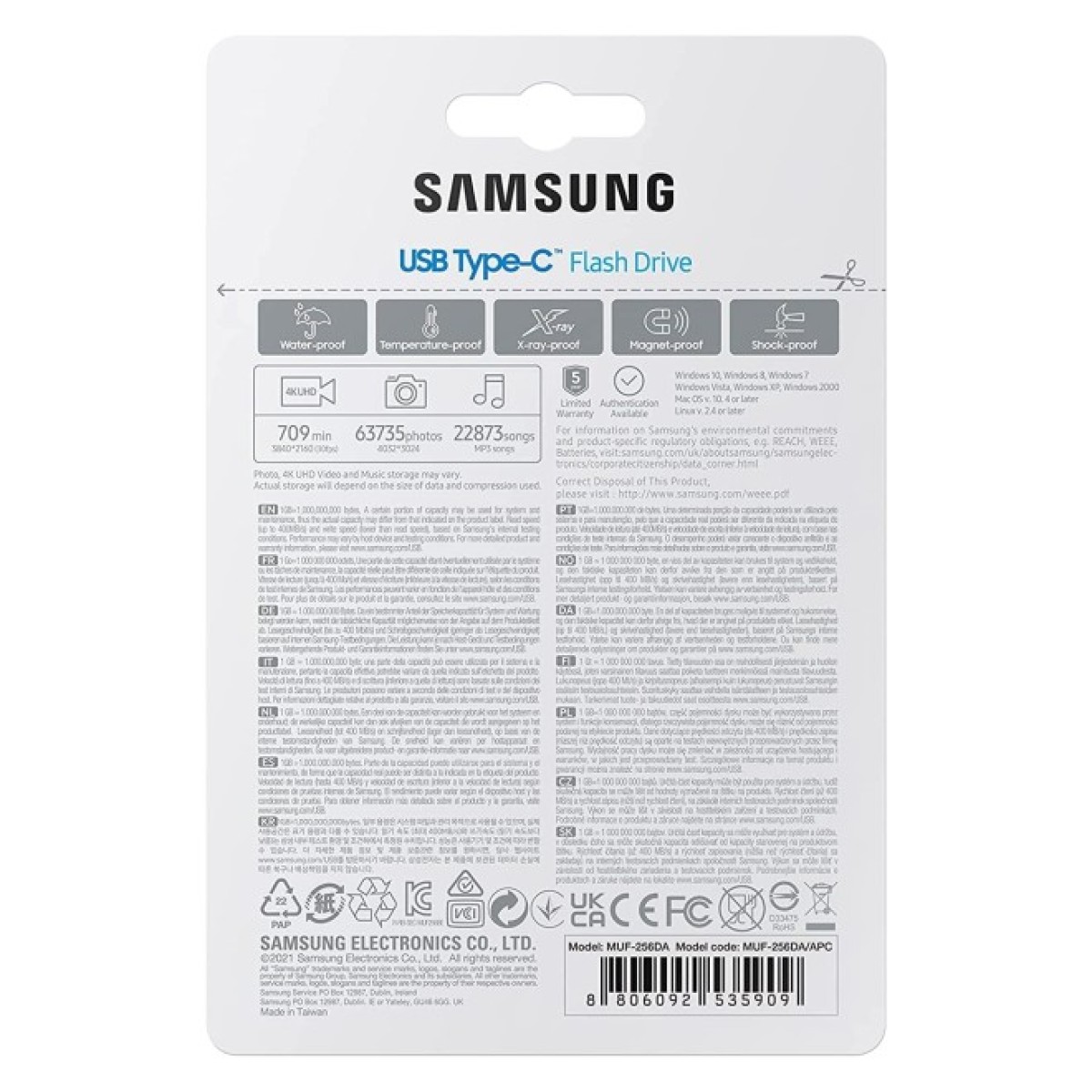 USB флеш накопитель Samsung 256GB USB 3.2 Type-C (MUF-256DA/APC) 98_98.jpg - фото 10