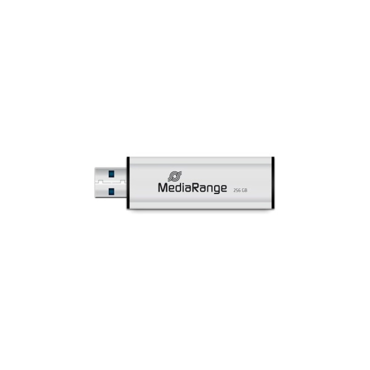 USB флеш накопитель Mediarange 256GB Black/Silver USB 3.0 (MR919) 98_98.jpg - фото 5