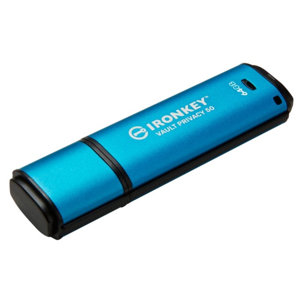 USB флеш накопитель Kingston 64GB IronKey Vault Privacy 50 Blue USB 3.2 (IKVP50/64GB) 98_98.jpg - фото 5
