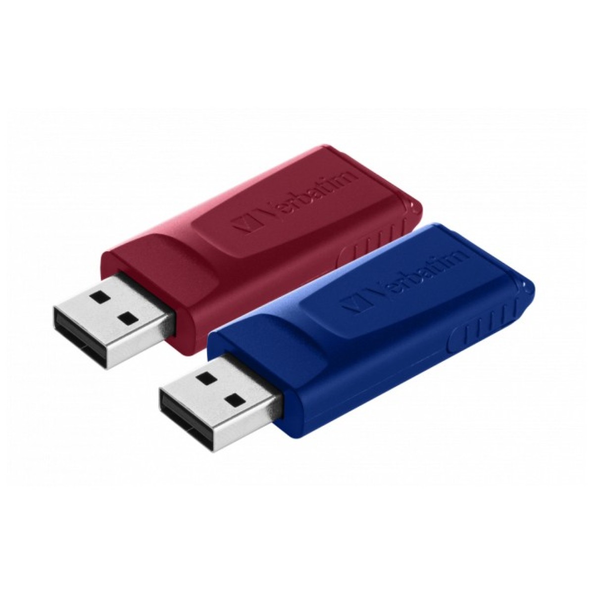 USB флеш накопитель Verbatim 2x32GB Store'n'Go Slider Red/Blue USB 2.0 (49327) 98_98.jpg - фото 2