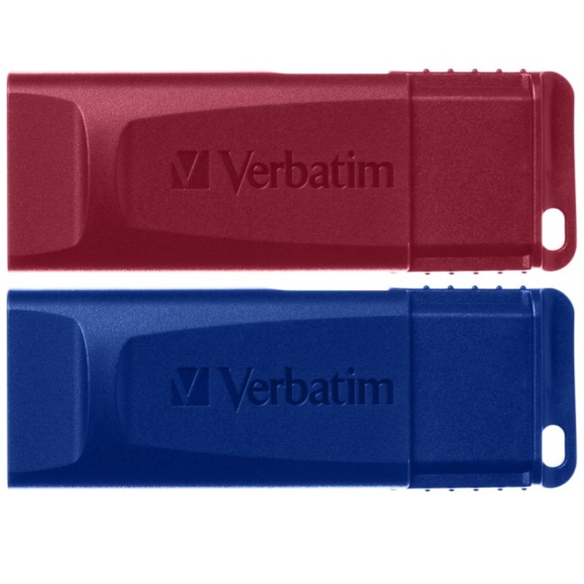 USB флеш накопитель Verbatim 2x32GB Store'n'Go Slider Red/Blue USB 2.0 (49327) 98_98.jpg - фото 1