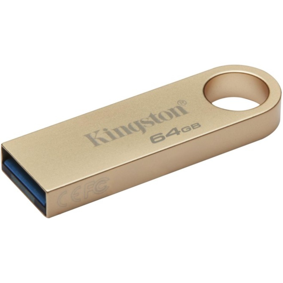USB флеш накопичувач Kingston 64GB DataTraveler SE9 G3 Gold USB 3.2 (DTSE9G3/64GB) 98_98.jpg - фото 3