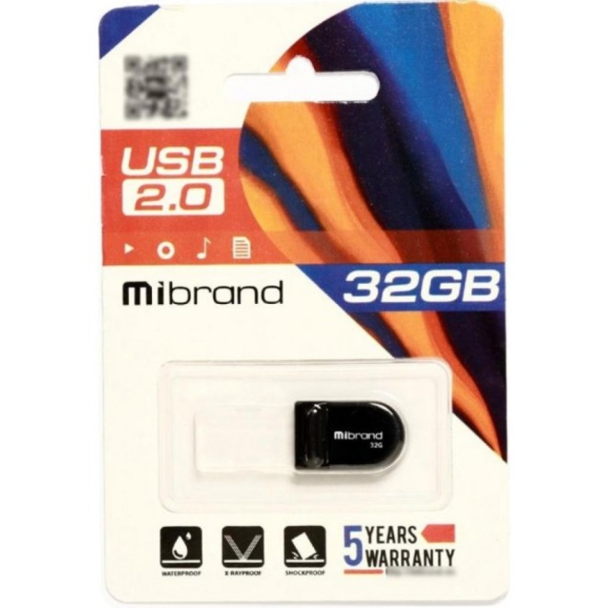 USB флеш накопитель Mibrand 32GB Scorpio Black USB 2.0 (MI2.0/SC32M3B) 98_98.jpg - фото 2