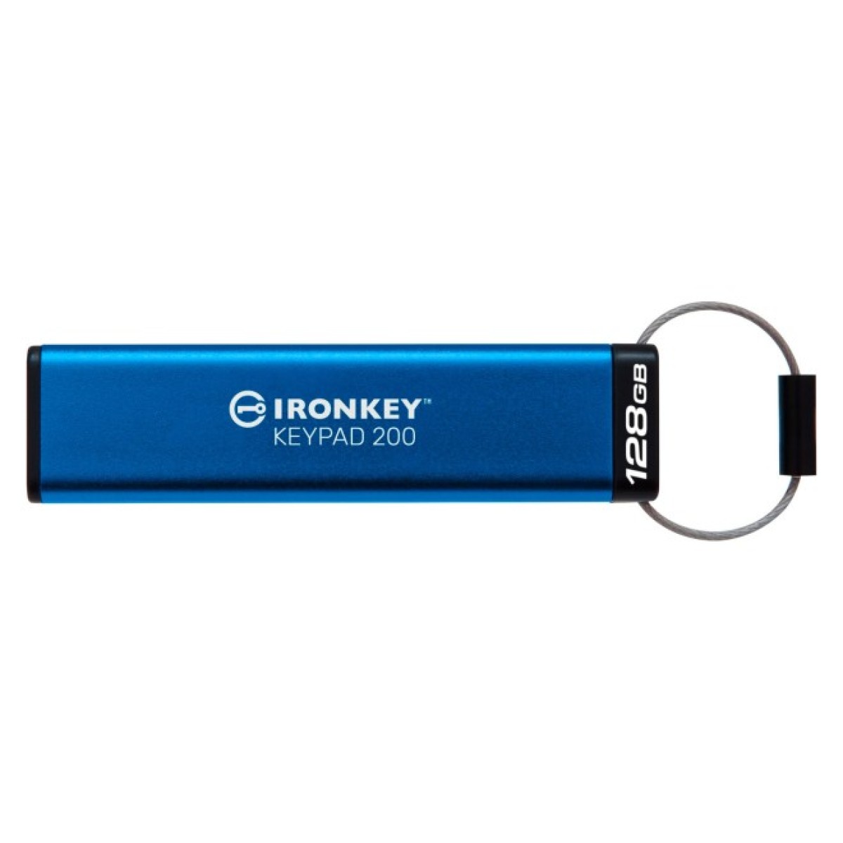 USB флеш накопичувач Kingston 128GB IronKey Keypad 200 AES-256 Encrypted Blue USB 3.2 (IKKP200/128GB) 98_98.jpg - фото 5