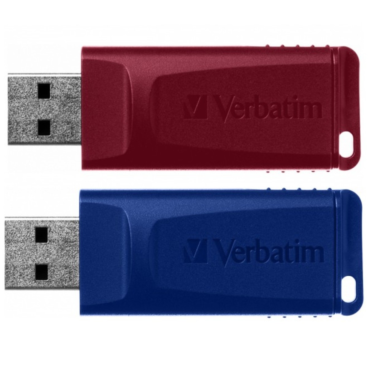 USB флеш накопичувач Verbatim 2x32GB Store'n'Go Slider Red/Blue USB 2.0 (49327) 98_98.jpg - фото 4
