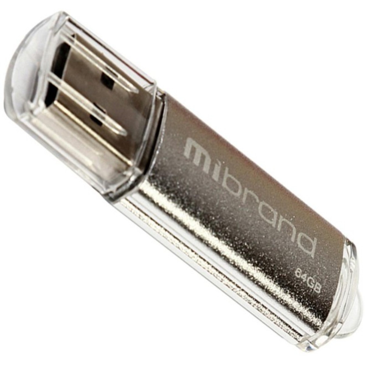USB флеш накопичувач Mibrand 64GB Cougar Silver USB 2.0 (MI2.0/CU64P1S) 256_256.jpg