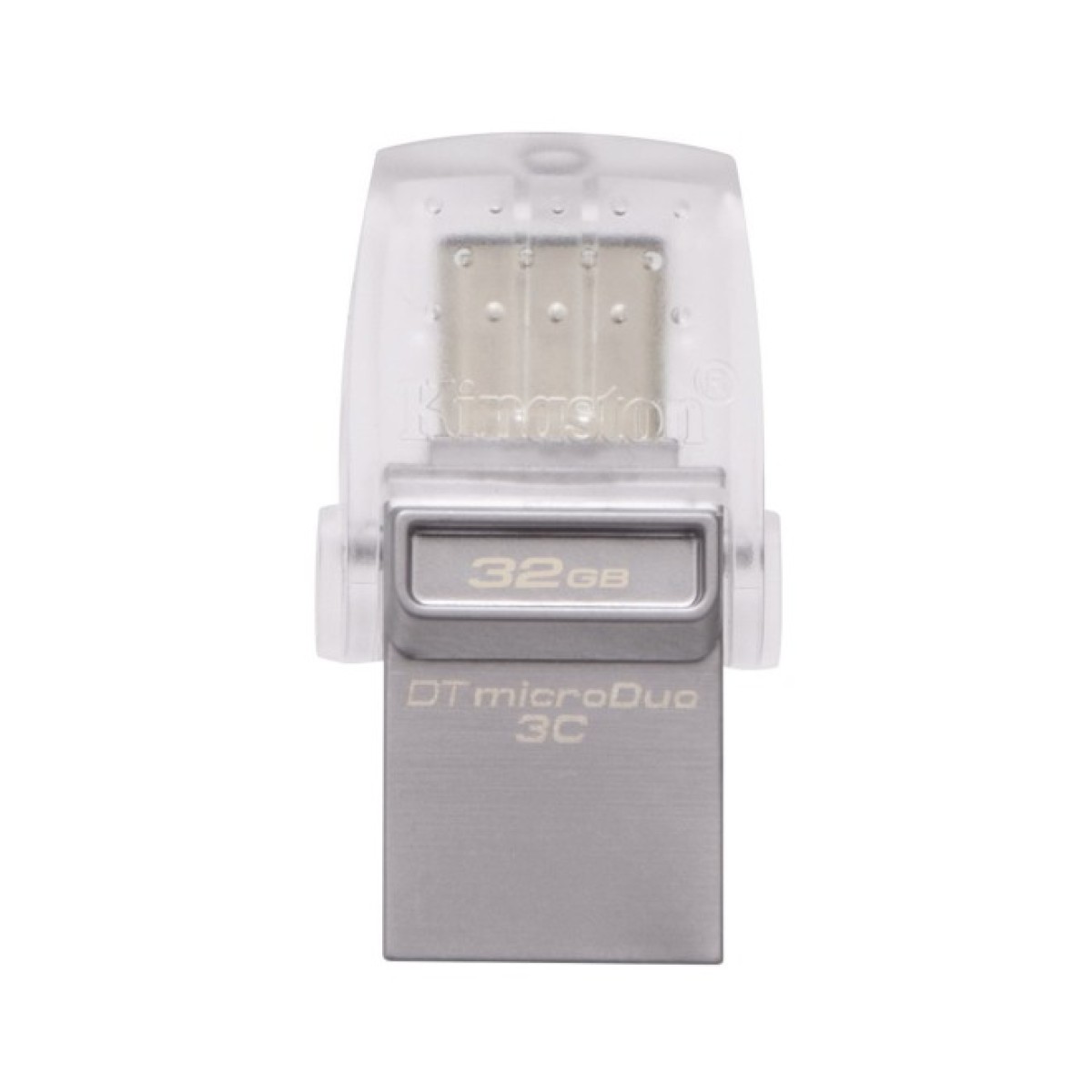 USB флеш накопичувач Kingston 32GB DataTraveler microDuo 3C USB 3.1 (DTDUO3C/32GB) 98_98.jpg - фото 1