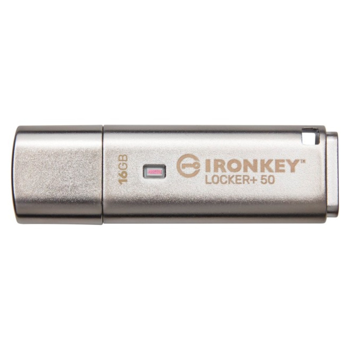 USB флеш накопитель Kingston 16GB IronKey Locker Plus 50 AES Encrypted USB 3.2 (IKLP50/16GB) 98_98.jpg - фото 6