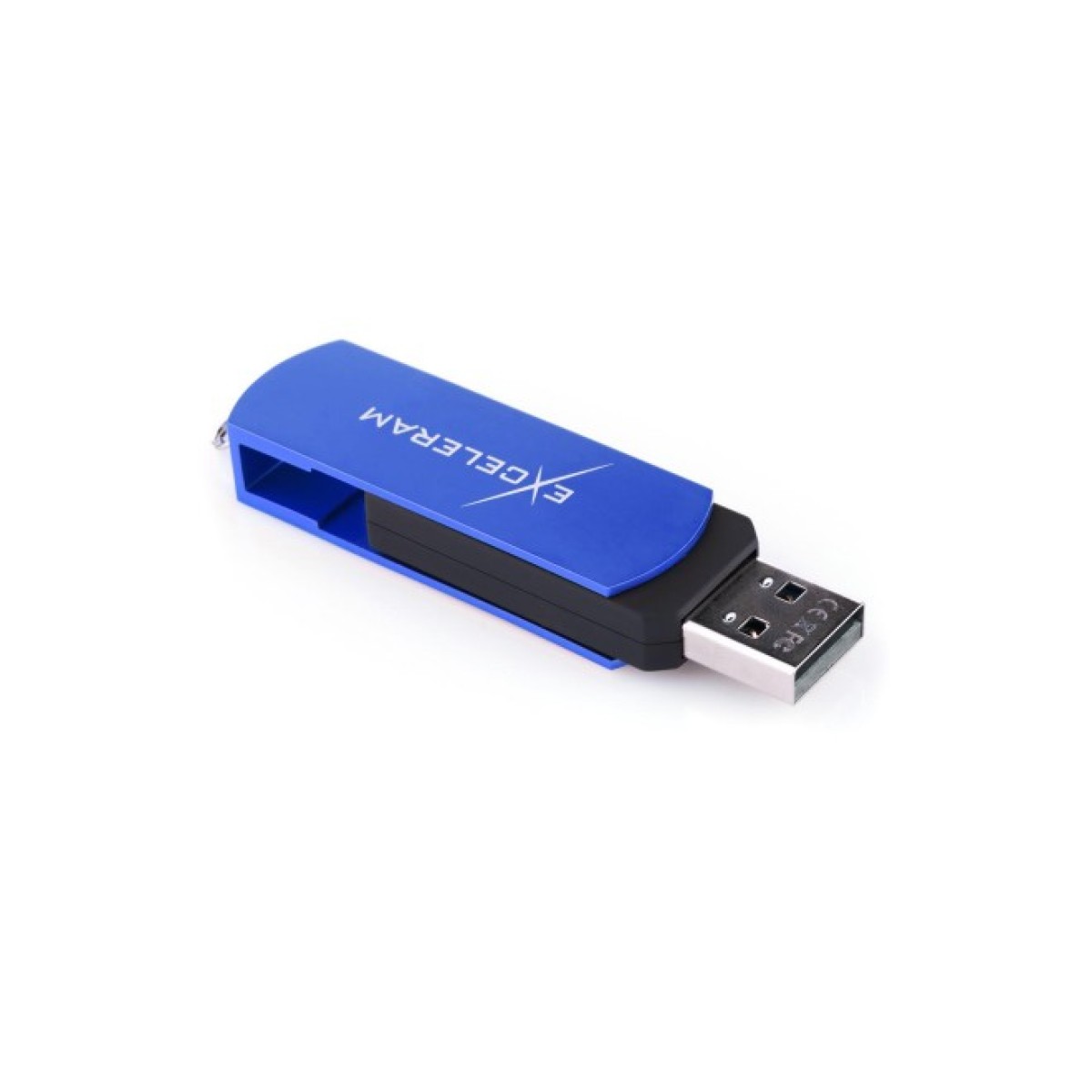 USB флеш накопитель eXceleram 64GB P2 Series Blue/Black USB 2.0 (EXP2U2BLB64) 98_98.jpg - фото 4