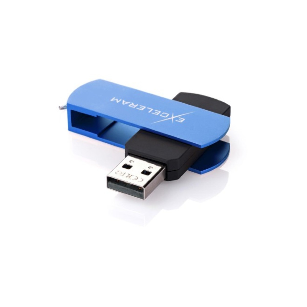 USB флеш накопичувач eXceleram 64GB P2 Series Blue/Black USB 2.0 (EXP2U2BLB64) 98_98.jpg - фото 6